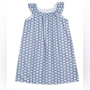 Roller Rabbit Blue Hathi Marina Dress